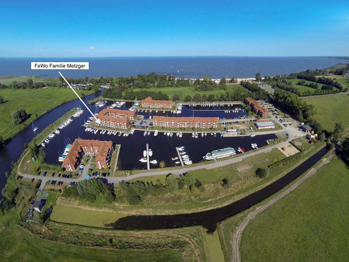Blick auf Yachthafen an der Ostsee Ueckermünde Exterior foto