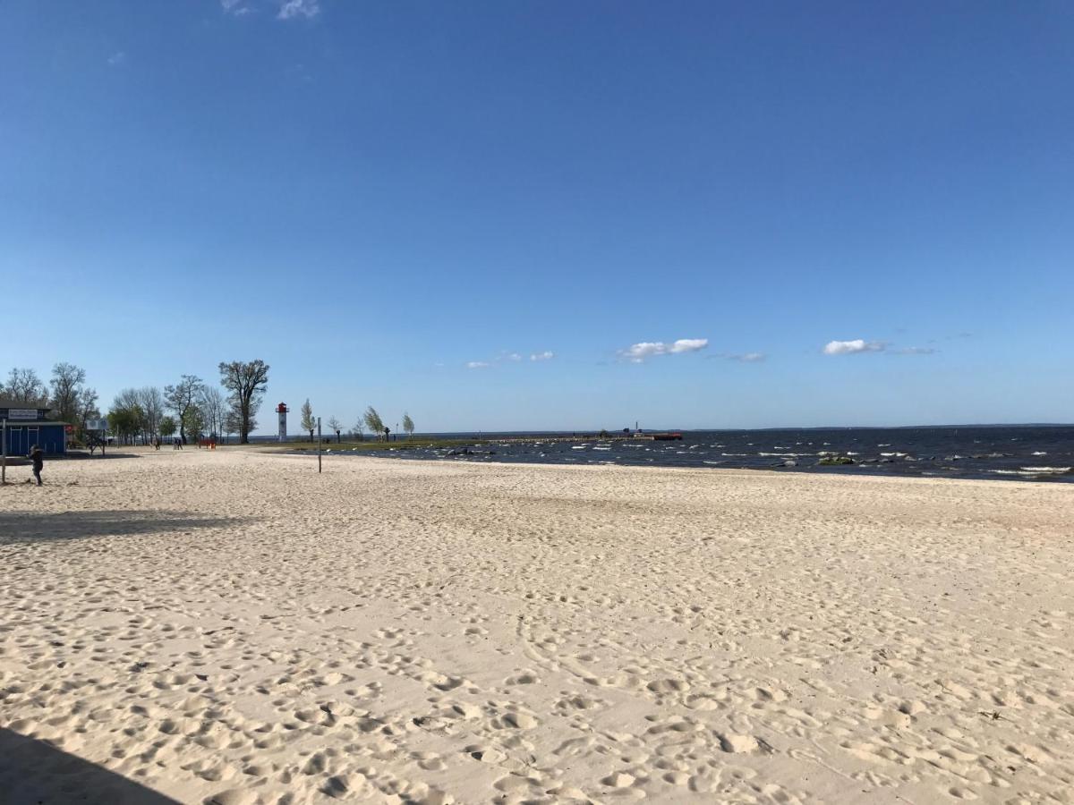 Blick auf Yachthafen an der Ostsee Ueckermünde Exterior foto
